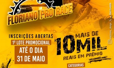 “Floriano Pro Race” segue com inscrições abertas e lote promocional até 31 de maio