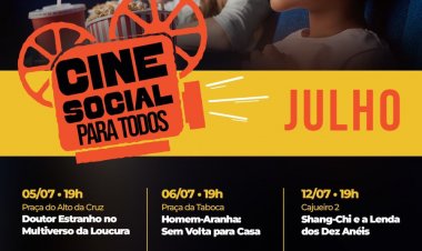 Projeto Cine Social para Todos leva cinema para espaços públicos em Floriano