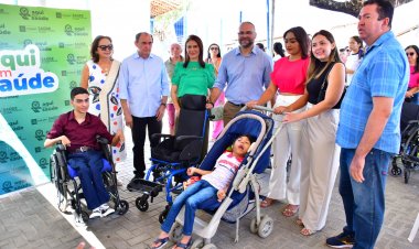 Saúde de Floriano entrega mais dispositivos de locomoção e auditivos no aniversário da cidade