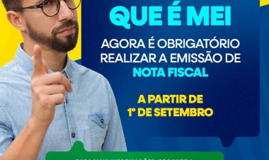 Prefeitura de Floriano alerta MEI’s para a obrigatoriedade de emissão da Nota Fiscal