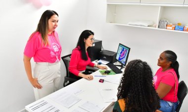 Mulheres passam por rastreio do câncer de mama em Floriano
