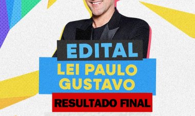 Divulgado o resultado final dos projetos da Lei Paulo Gustavo