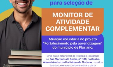 SEMED abre inscrições para monitores voluntários do Projeto “Fortalecimento pela Aprendizagem”