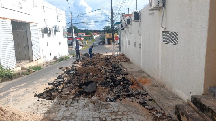 Infraestrutura: Prefeitura de Floriano realiza obras em diversos pontos da cidade