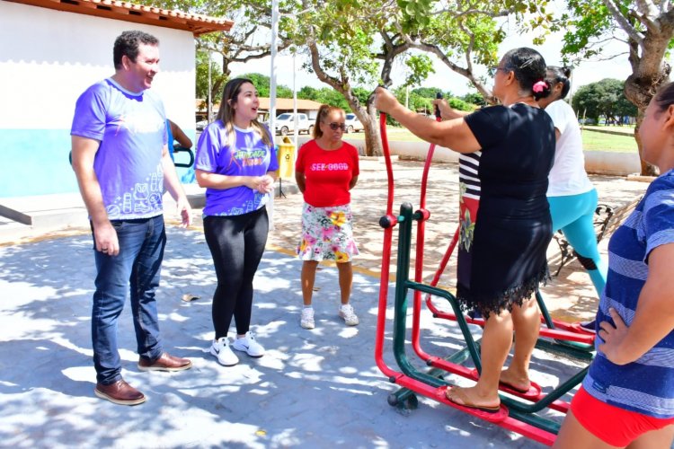Prefeitura de Floriano inaugura academia de saúde no Distrito Amolar