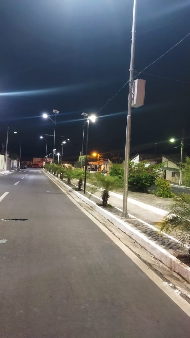 Prefeitura de Floriano conclui 1ª etapa regional da operação 'Iluminação por Bairros'