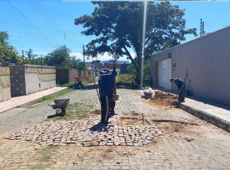 Infraestrutura: 14 bairros de Floriano são contemplados com serviços de mobilidade urbana