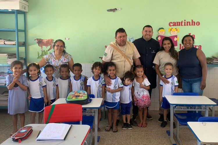 Saúde Bucal realiza ações e incentiva alunos da rede municipal de educação