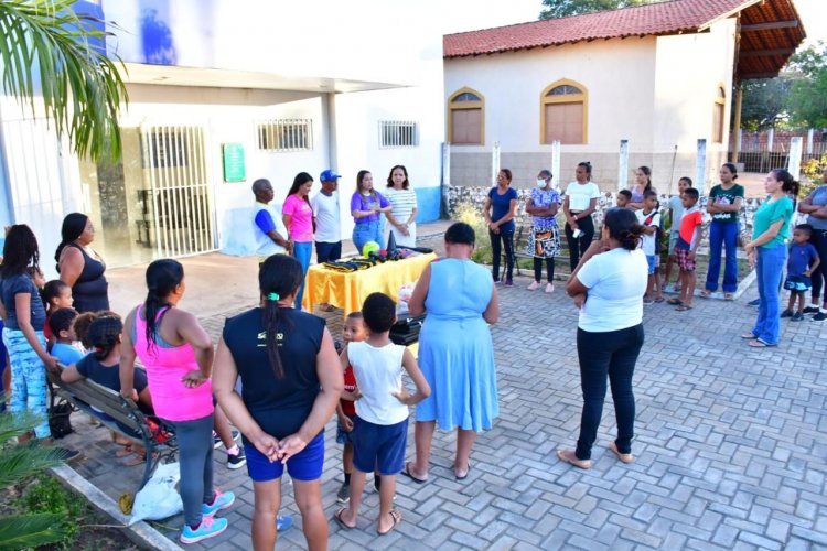 Tabuleiro do Mato recebe kits de atividade física