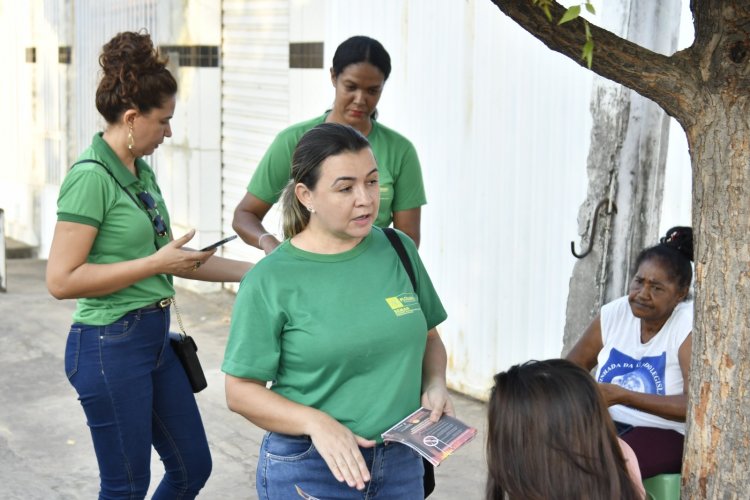 Ações de conscientização sobre os perigos das queimadas são realizadas em bairros de Floriano