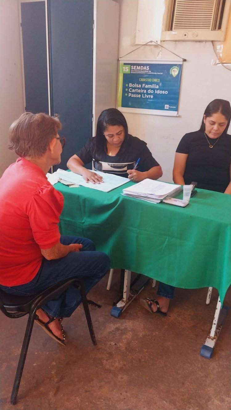 Serviços sociais beneficiam moradores da localidade L3