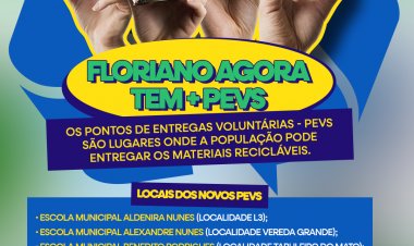SEMAN implanta novos pontos de coleta de materiais recicláveis na zona rural de Floriano e no Centro Administrativo