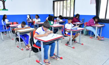 Estudantes da rede municipal participam de aplicação da avaliação RENALFA