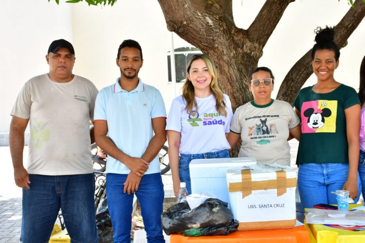 Saúde realiza com sucesso o Dia D de Vacinação Antirrábica com mais de 11 mil doses aplicadas