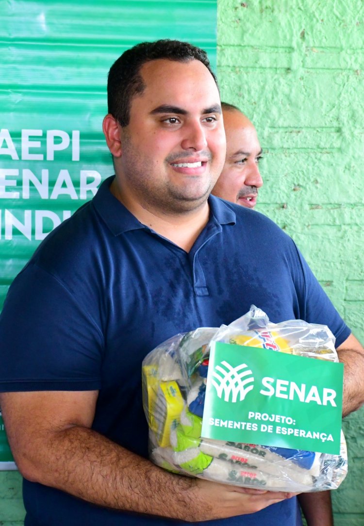 Prefeitura de Floriano entrega cestas básicas em parceria com o SENAR