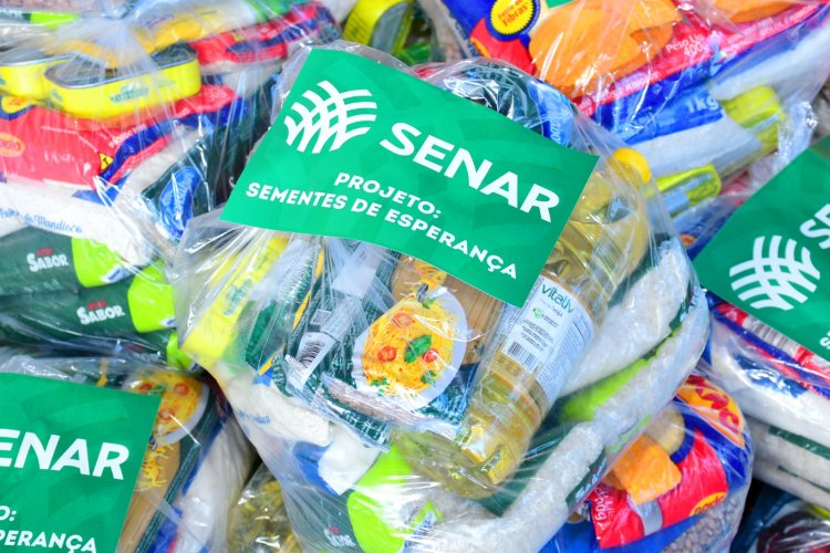 Prefeitura de Floriano entrega cestas básicas em parceria com o SENAR