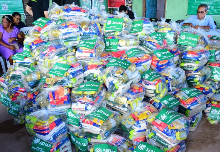Prefeitura de Floriano entrega cestas básicas em parceria com o SENAR