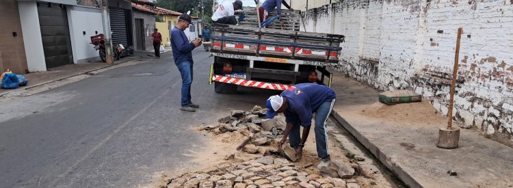 Prefeitura de Floriano retoma ‘Operação Tapa-buracos’ no município
