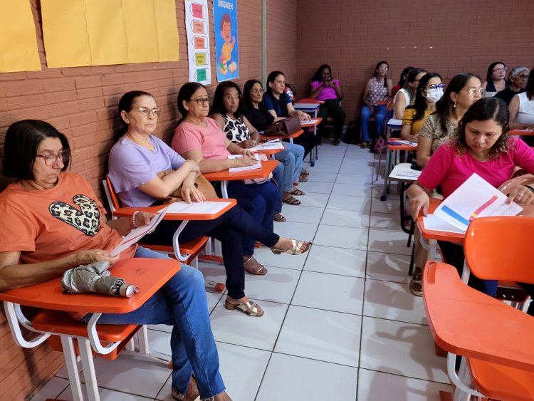 Educação de Floriano promove II Percurso Formativo do PPAIC para fortalecer a alfabetização na idade certa