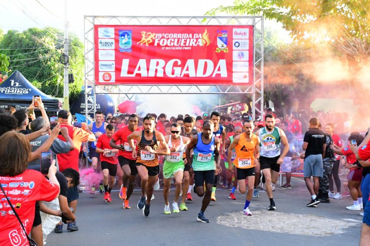 19ª Corrida da Fogueira da Polícia Militar abre as comemorações dos 128 anos de Floriano