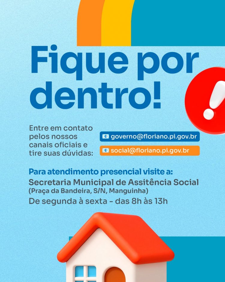 Prefeitura de Floriano lança edital de inscrições para o Programa Minha Casa, Minha Vida