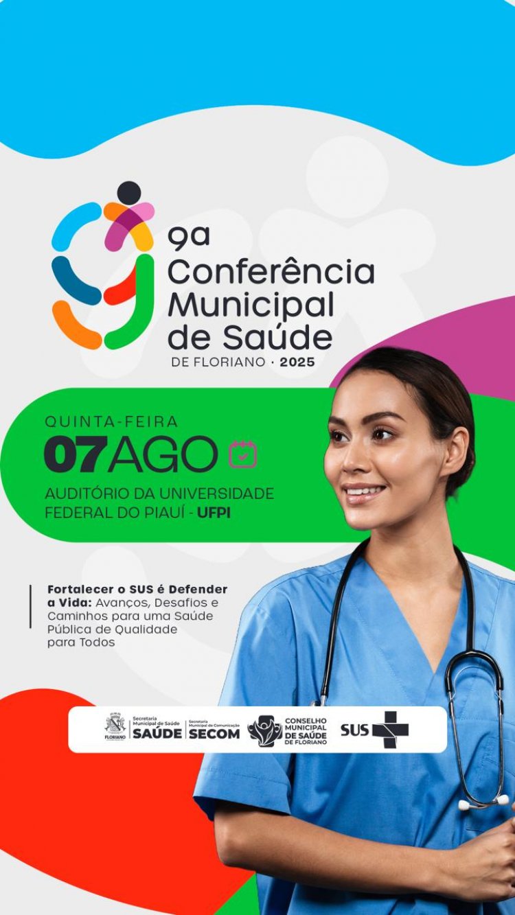 Prefeitura de Floriano se prepara para a 9ª Conferência Municipal de Saúde