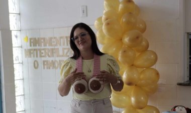 Secretaria de Saúde promove ações sobre amamentação no Agosto Dourado