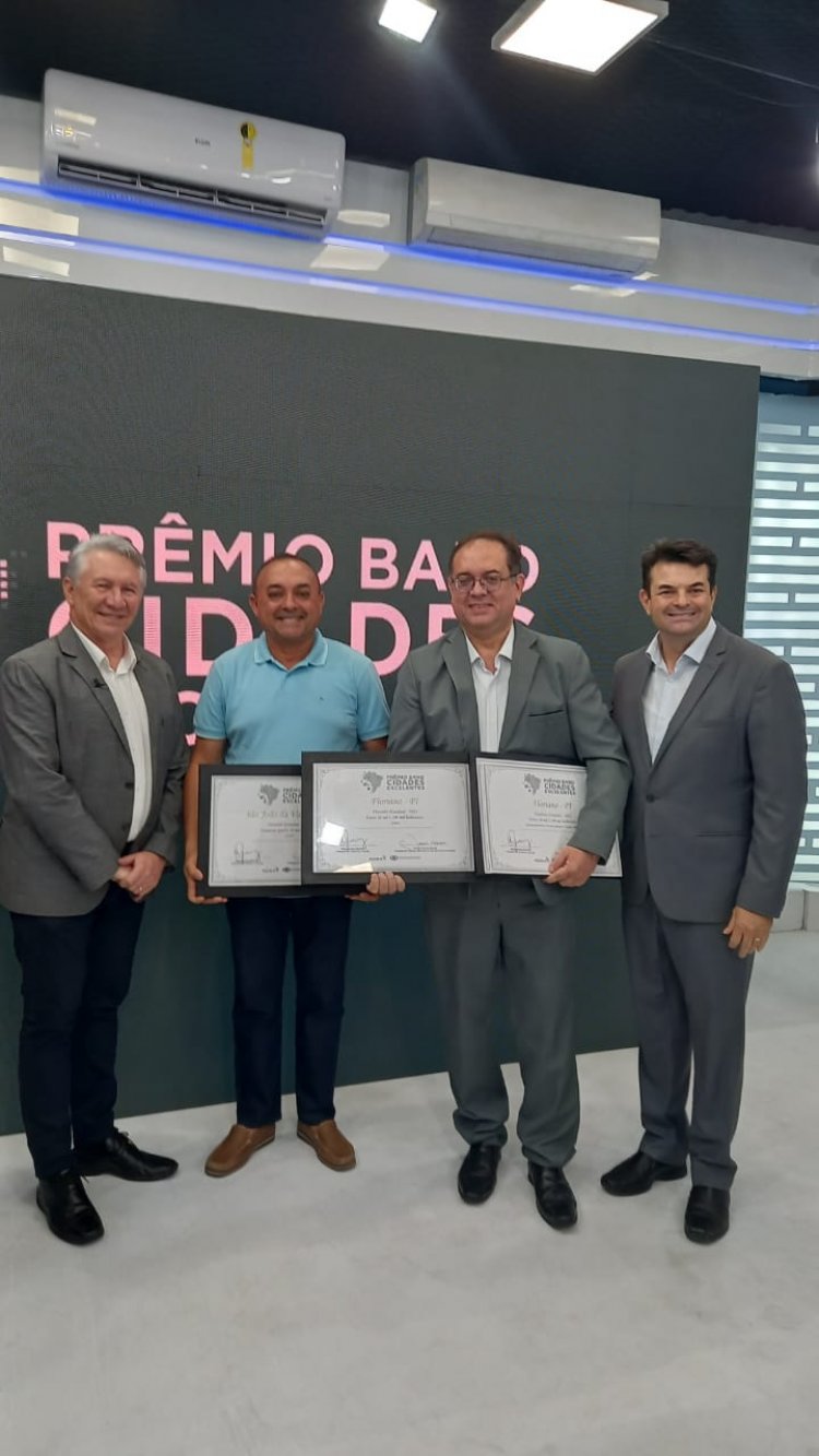 Prefeitura de Floriano é destaque no Prêmio Band Cidades Excelentes 2025