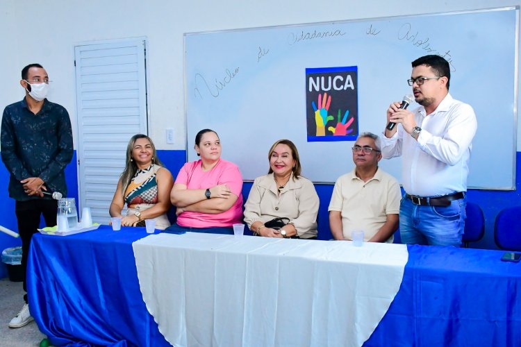Prefeitura de Floriano realiza lançamento do NUCA na Escola Municipal José Francisco Dutra