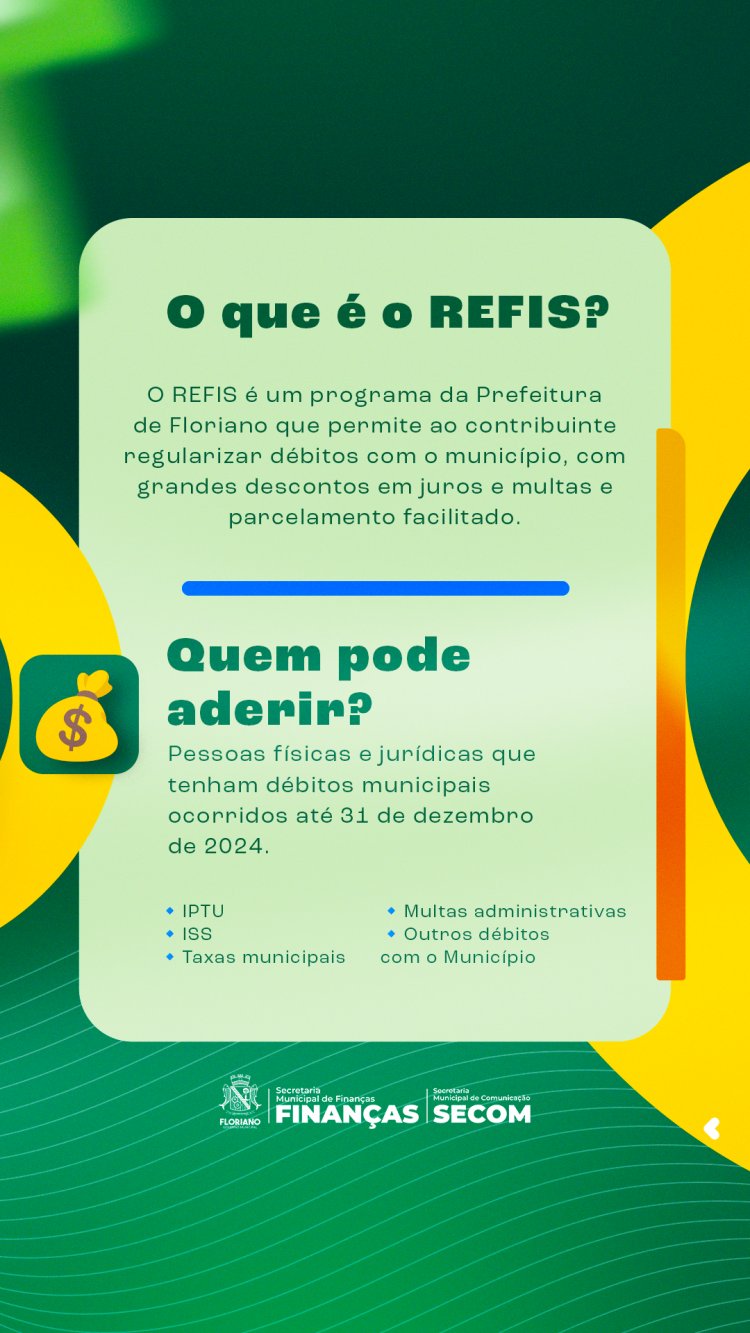 Prefeitura de Floriano prorroga prazo do REFIS até 30 de janeiro