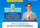 Floriano: Educação divulga resultado da 1ª fase do seletivo para professor e convoca classificados para 2ª fase