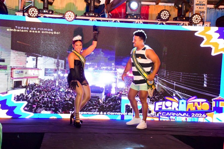 Eleitos Rei e Rainha do Carnaval 2026 de Floriano