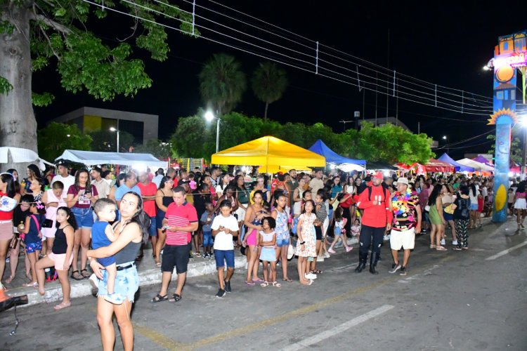 Desfile das Escolas de Samba encanta público na Avenida Getúlio Vargas