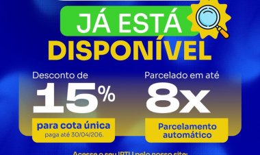 IPTU 2026: Finanças de Floriano altera forma de emissão do imposto para pagamento