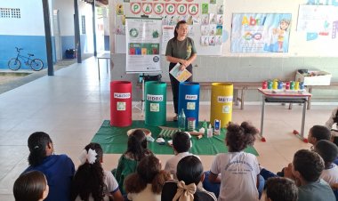 SEMAN de Floriano em parceria com a SEMARH realiza palestras em alusão ao Abril Laranja 