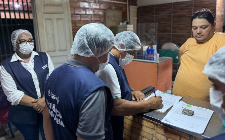 Vigilância Sanitária de Floriano inspeciona pizzarias e reforça orientações sobre segurança alimentar