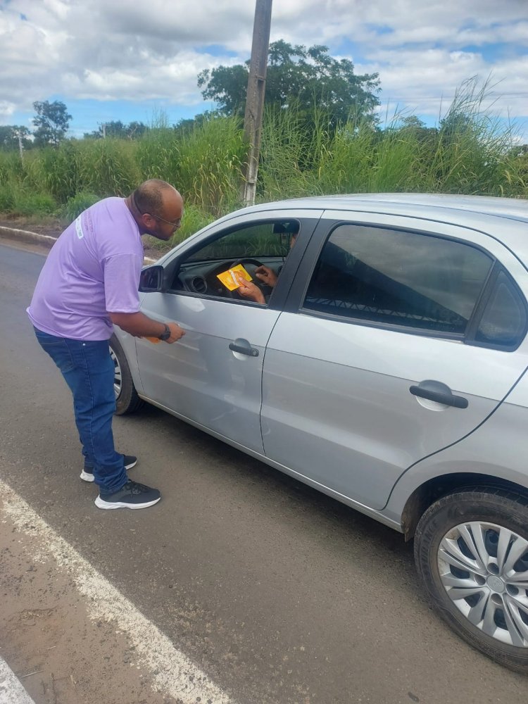 Prefeitura de Floriano participa de blitz educativa da campanha Maio Laranja em parceria com a SSP-PI
