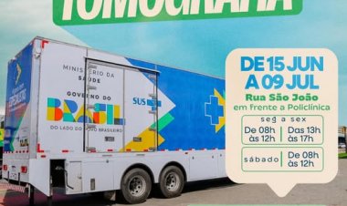 Prefeitura de Floriano inicia atendimentos da Carreta da Tomografia segunda-feira dia 15 de junho