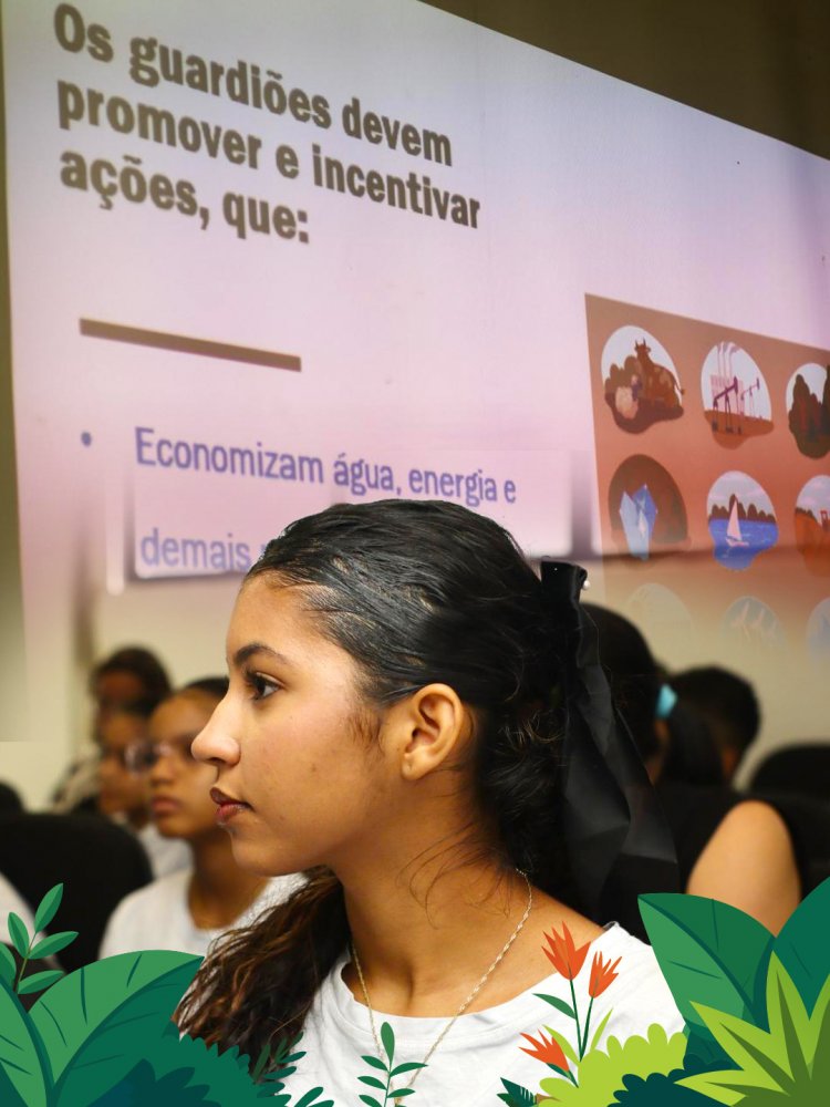 SEMAN de Floriano realiza oficina do Programa Guardiões Ambientais Mirins para estudantes da rede municipal