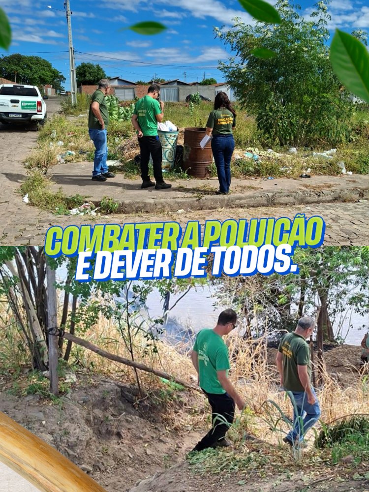 SEMAN realiza Campanha de Prevenção e Combate à Poluição Atmosférica em Floriano