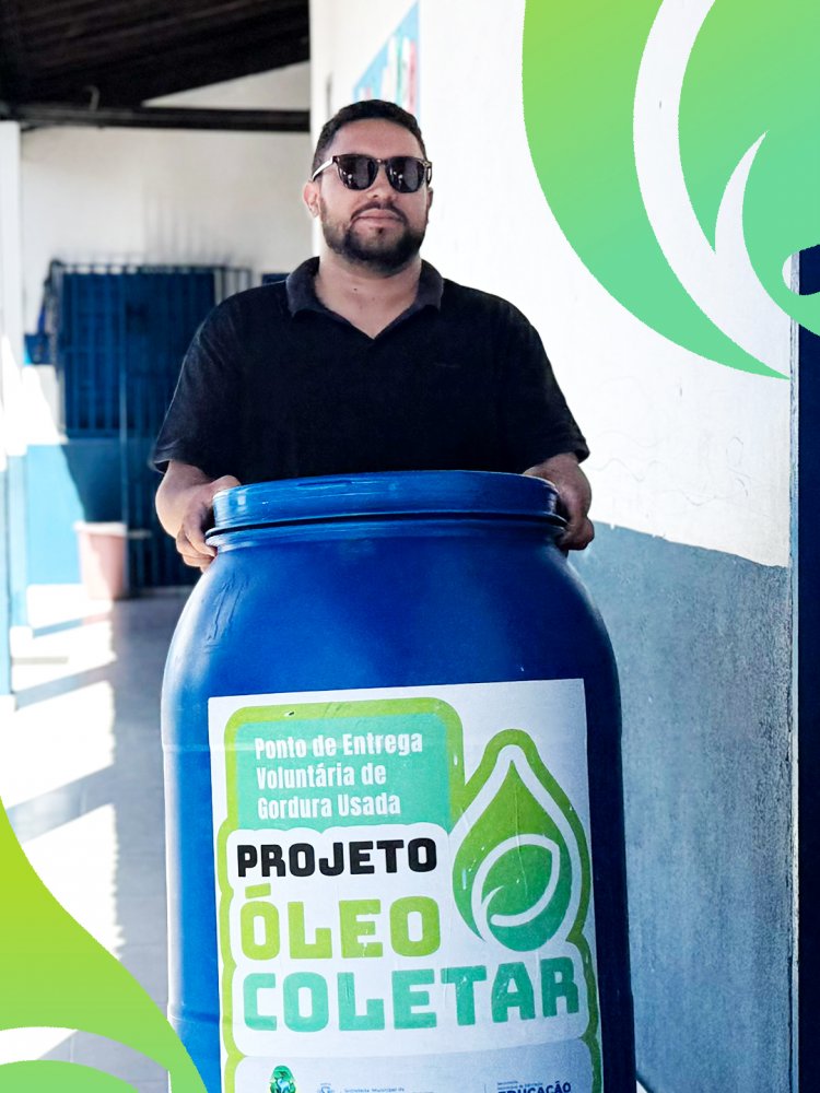Secretaria de Meio Ambiente lança Projeto Óleocoletar 2026 para combater a poluição e incentivar a reciclagem