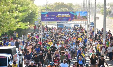 129 anos: Passeio ciclístico reúne cerca de 1.500 participantes nas comemorações do aniversário de Floriano