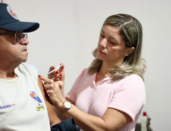 Secretaria Municipal de Saúde apoia 3º BPM em ação de vacinação de policiais militares